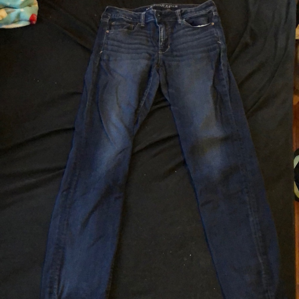 Dark wash American Eagle jeans 12 Long